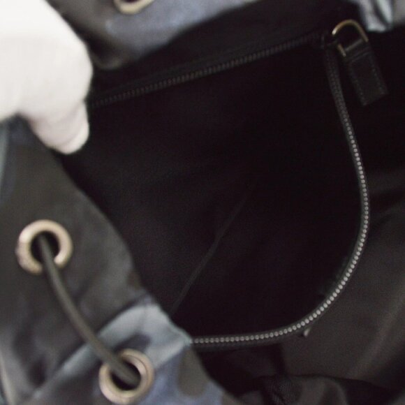 Prada Black Nylon Camouflage Backpack V135 7/A NQ00832 - Picture 5 of 10